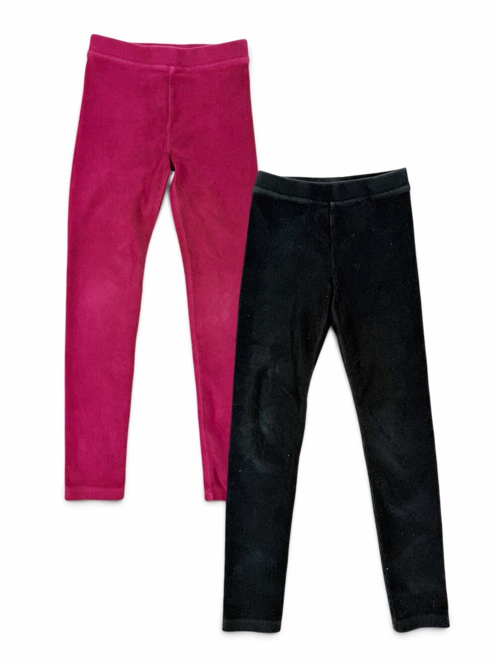 Crewcuts Girls Velour Leggings Pink Black Bundle Size 8